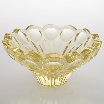 Aimo Okkolin, malja, "Kullero", signeerattu Aimo Okkolin Riihimäen Lasi Oy.