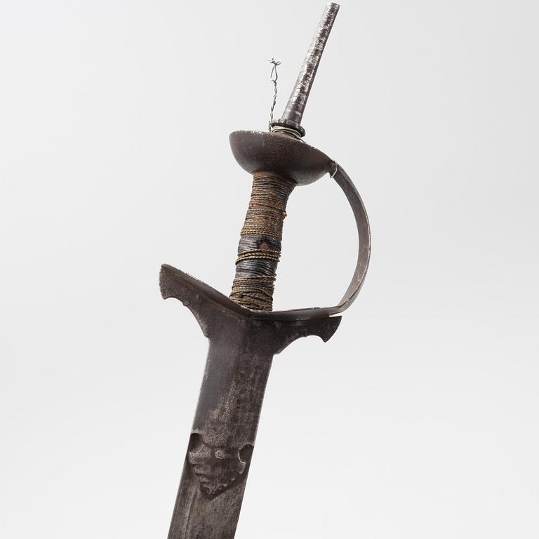 An Indian Khanda style sword, 19th / 20th Century.