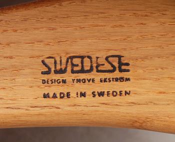 FÅTÖLJ, "Lamino", Yngve Ekström, Swedese. Textil daterad OKT 66.