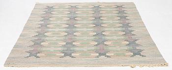 Judith Johansson, a carpet,”Dungen”, flat weave c 243 x 171 cm, signed JJ.