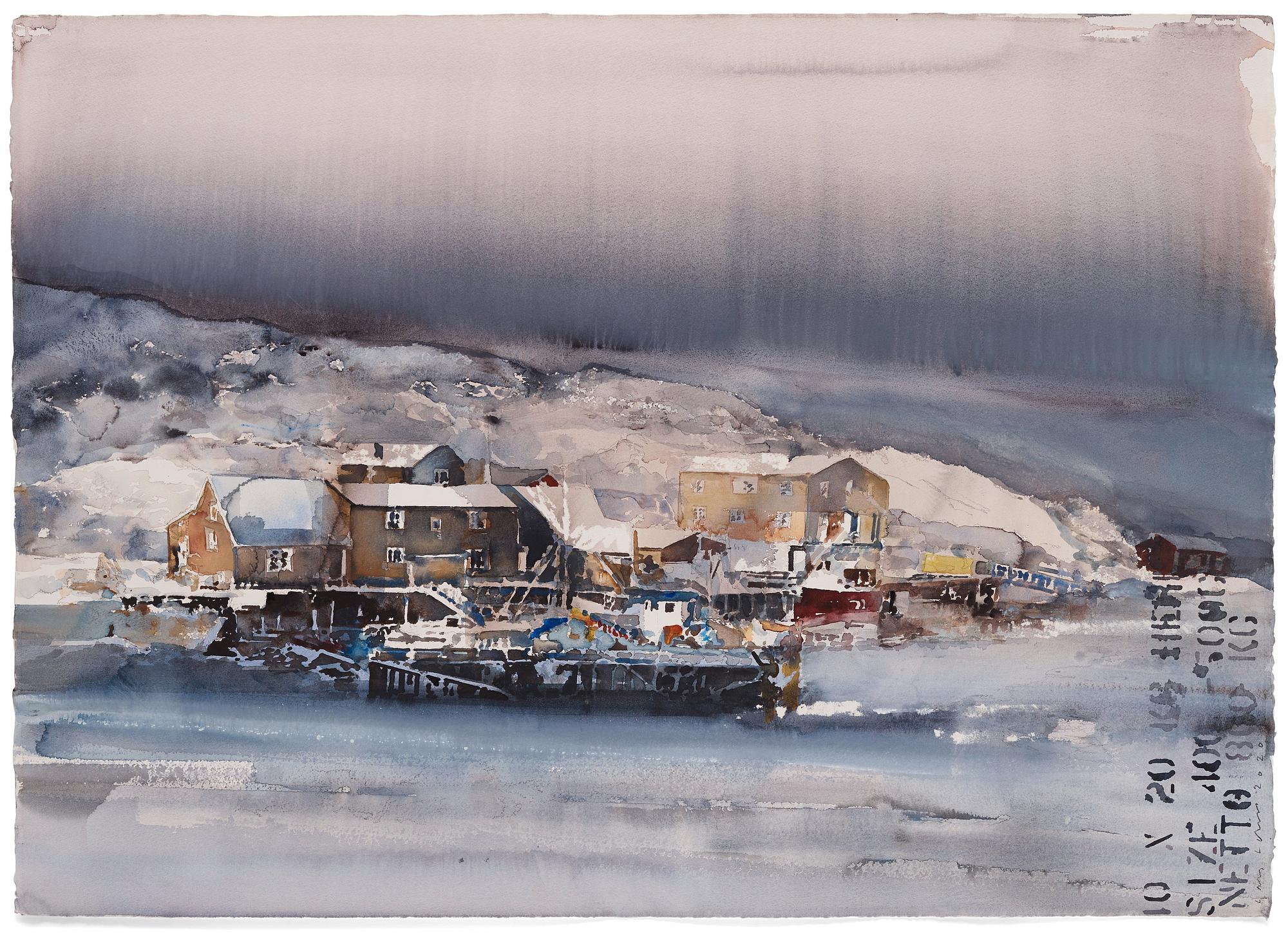 Lars Lerin, "Lofoten".