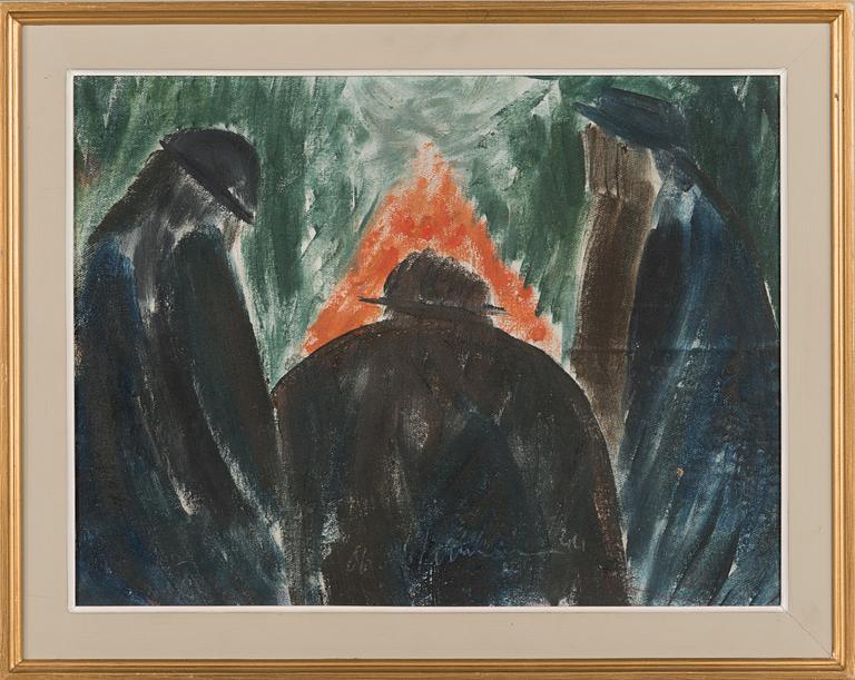 Olavi Martikainen, oil on canvas laid on board, signed and unclearly dated.