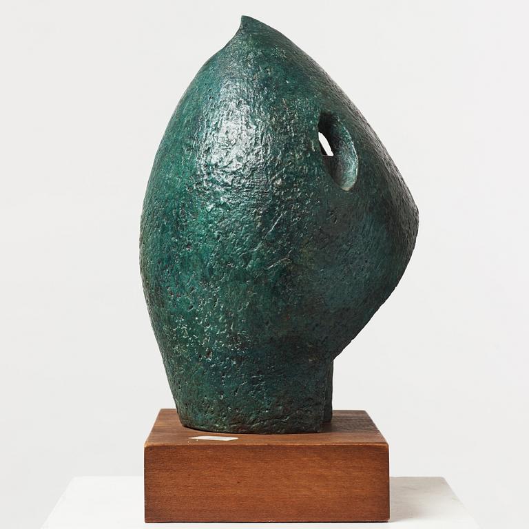 Kathe Lipin, skulptur, brons, signerad K Lipin,