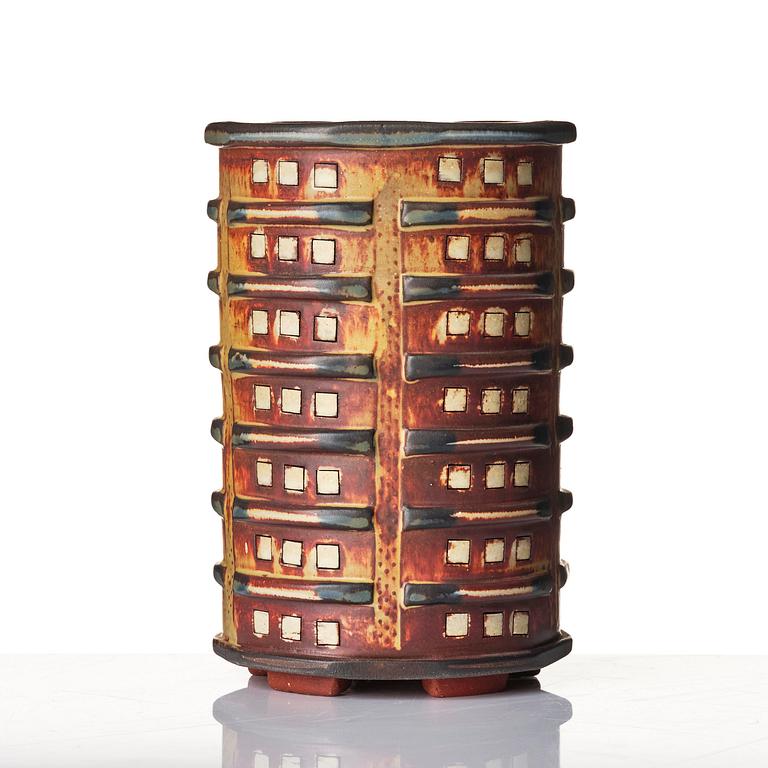 Wilhelm Kåge, a Farsta stoneware vase, Gustavsberg Studio 1958.