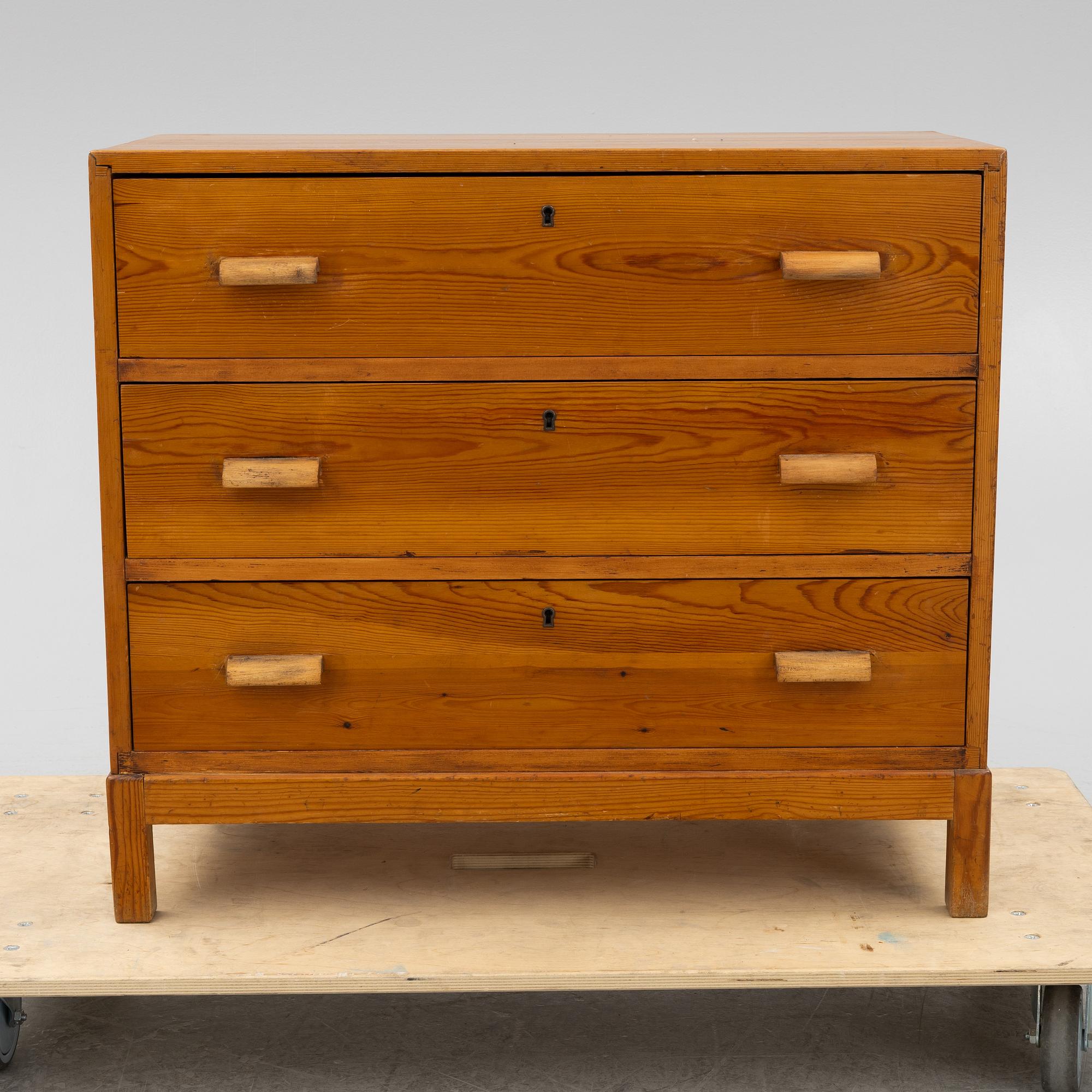 Chest of drawers, functionalist, circa the mid-20th century.