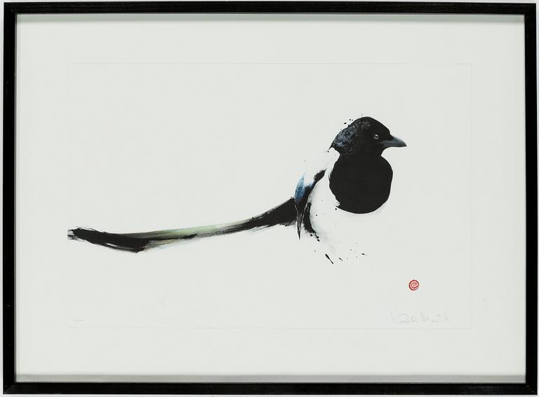 KARL MÅRTENS, färglitografi, signerad och 1/290.