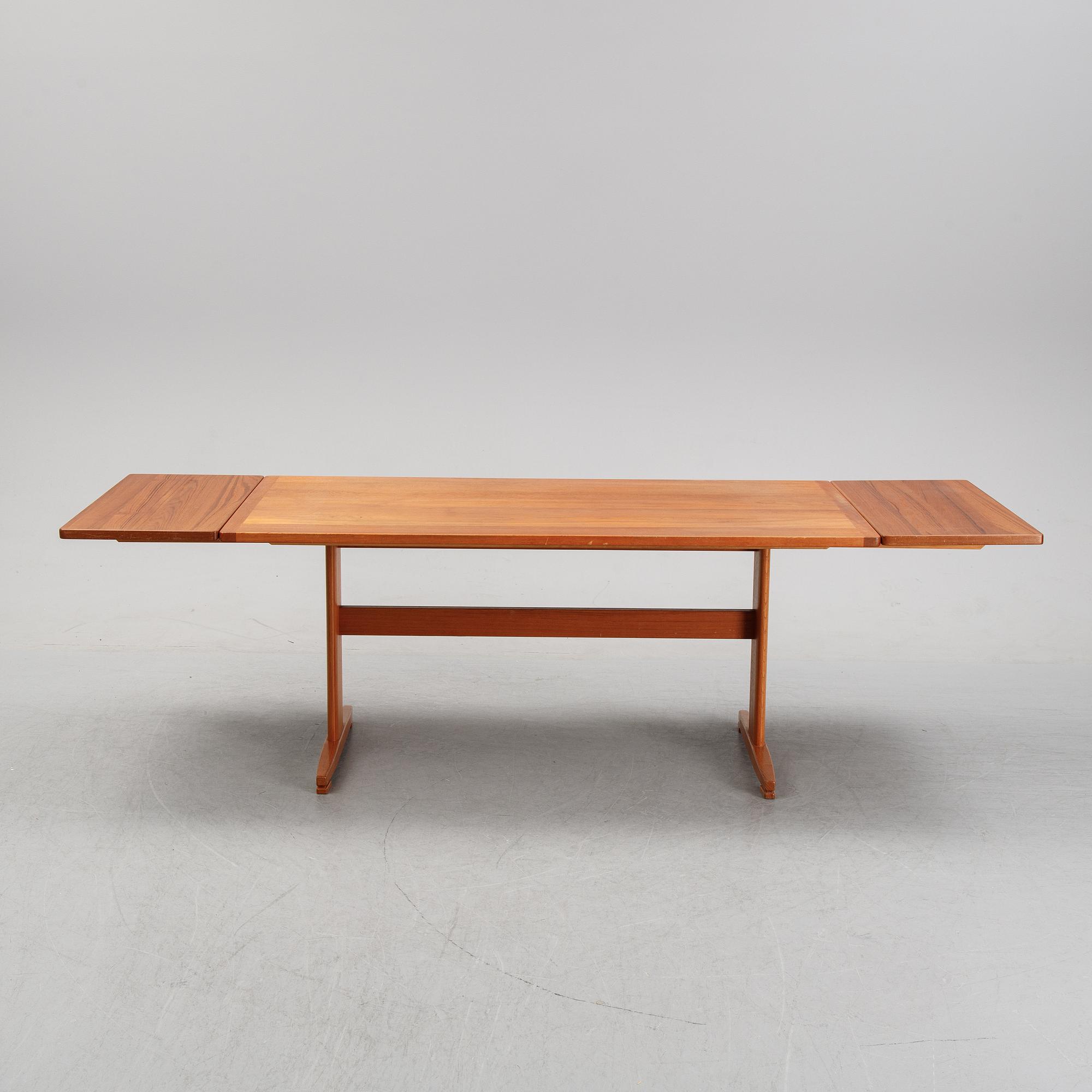 A teak dining table, Ulferts, Tibro, second half of the 20th century.