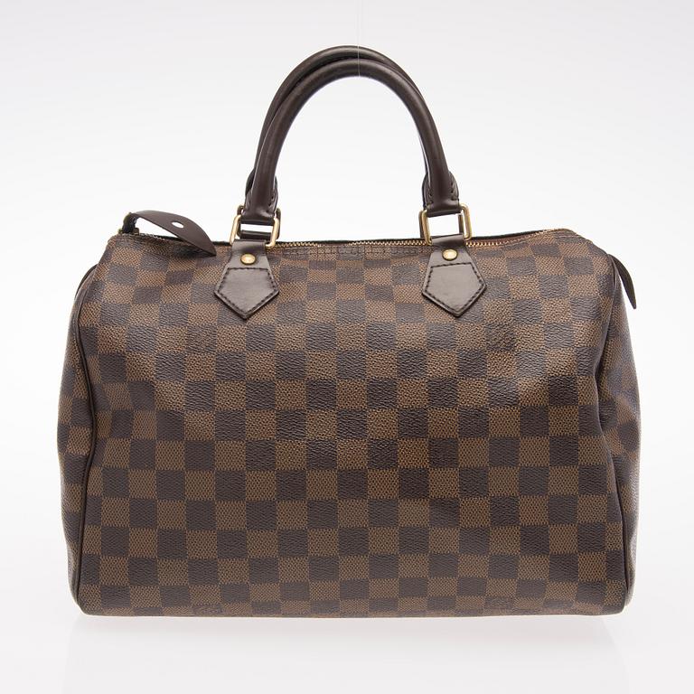 Damier Ebène Speedy 30 Bag.