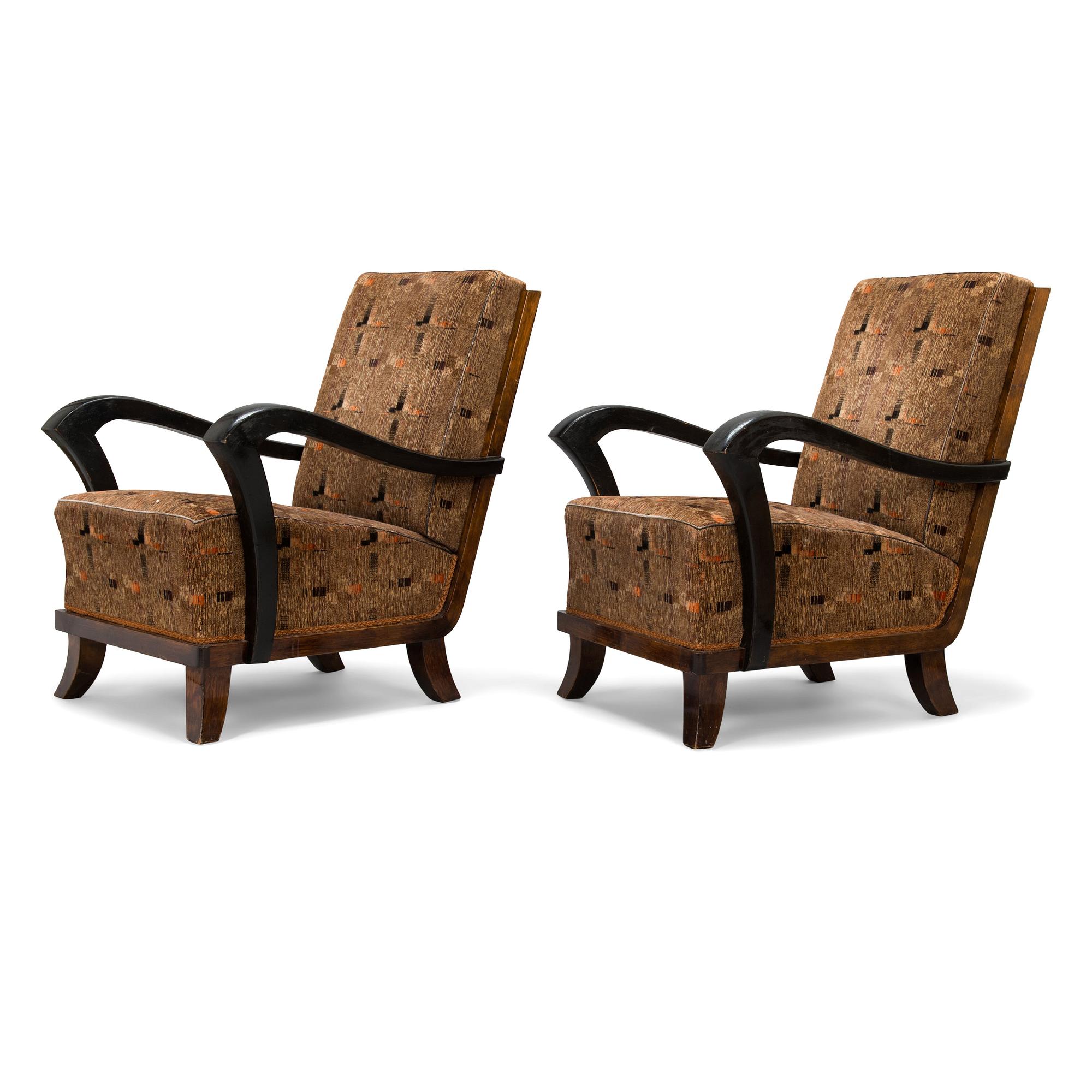 A 1930's armchairs.