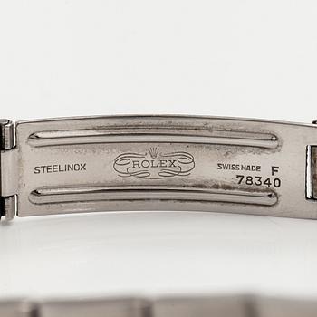 Rolex, Lady-Date, 26 mm, teräs, automaattinen, pleksilasi, 1970-luku.