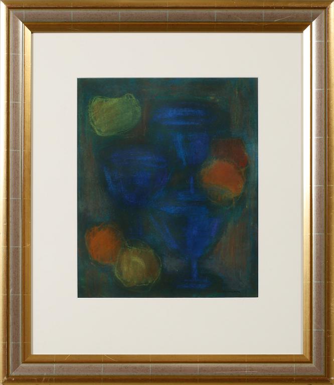 ELVINE OSTERMAN, pastell, signerad.