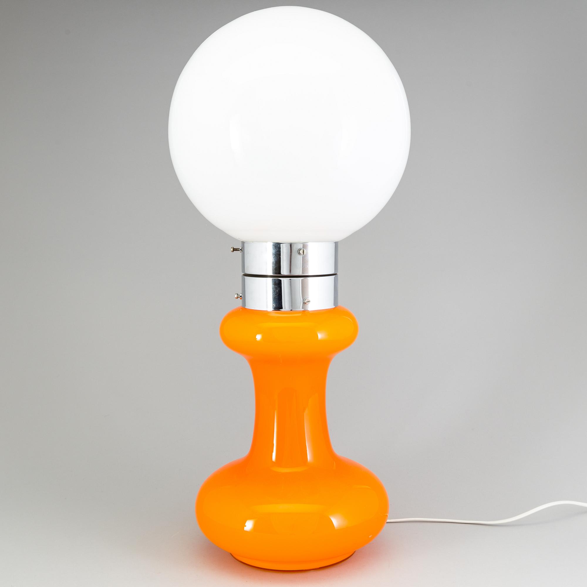 A glass table lamp by Carlo Nason for Mazzega 1960/70s.