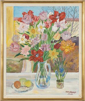 Karl Dahlqvist, Still Life with Spring Flowers.