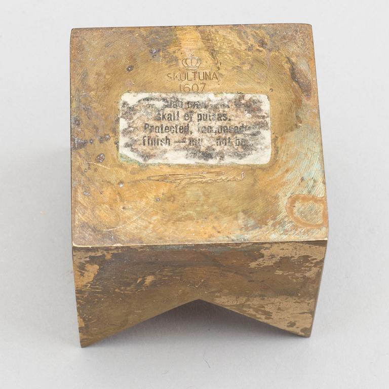 PIERRE FORSELL, ljusstakar, 4 st, "Kronan", Skultuna 1900-talets andra hälft.