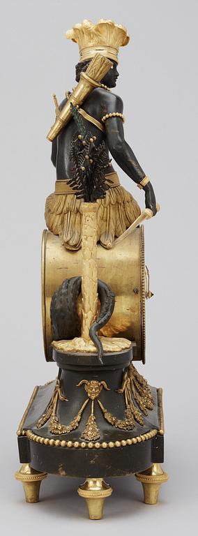 BORDSPENDYL. Frankrike, omkring år 1800. "Au Sauvage, L'Amerique".
