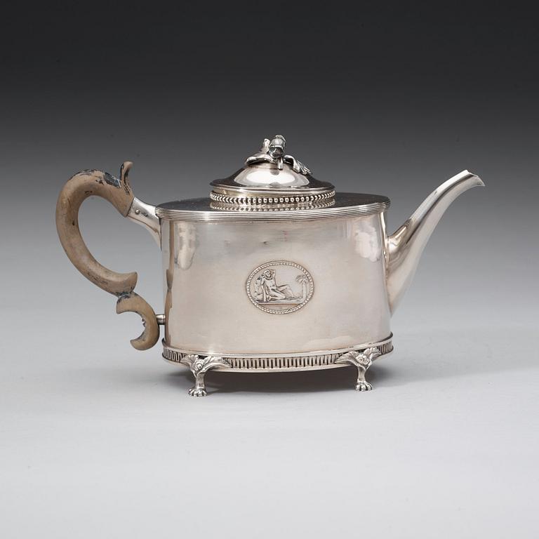 TEKANNA, av Gustaf Hamnqvist, Åmål 1798. Gustaviansk.