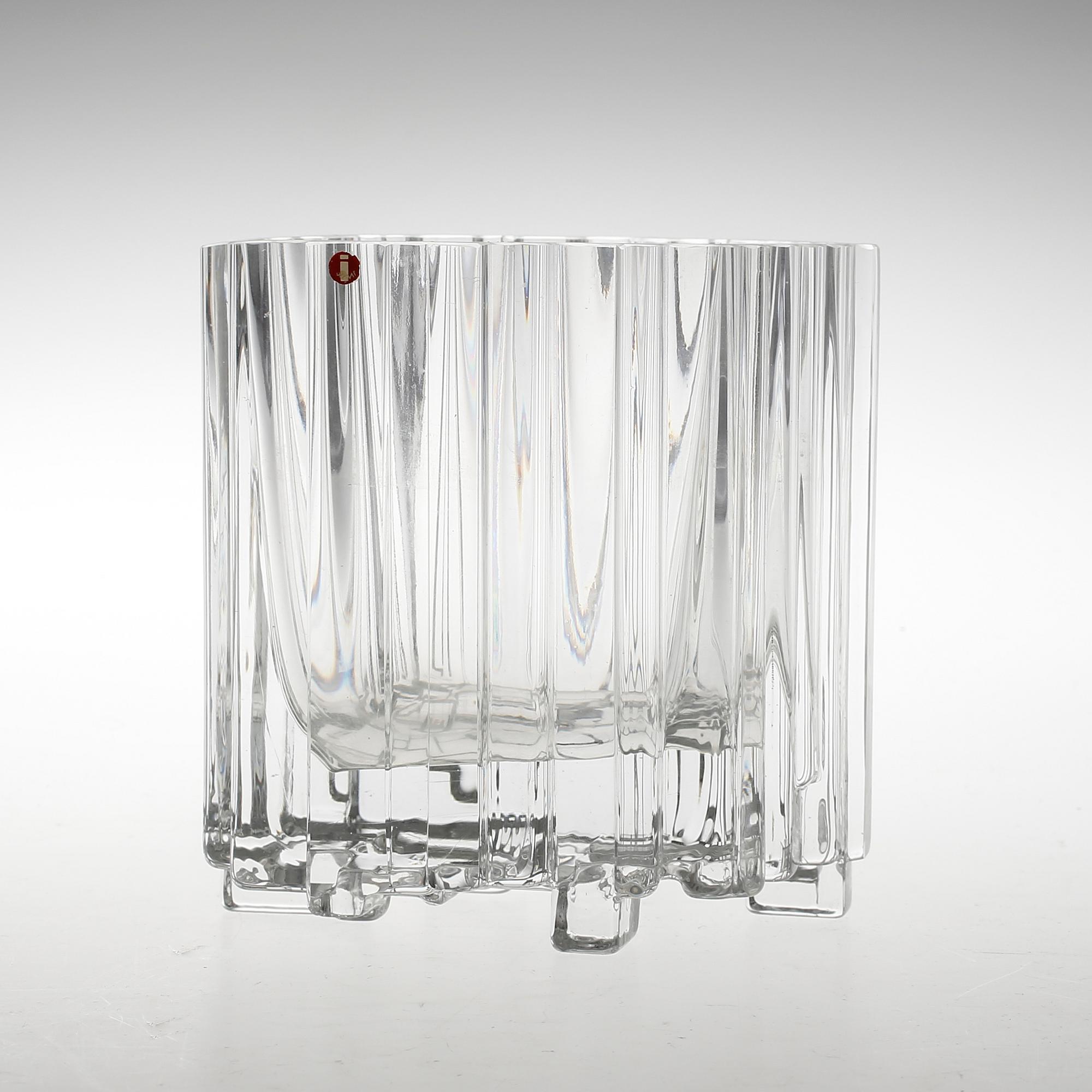 VAS, glas. Tapio Wirkkala, Iittala, 1900-talets sista kvartal.
