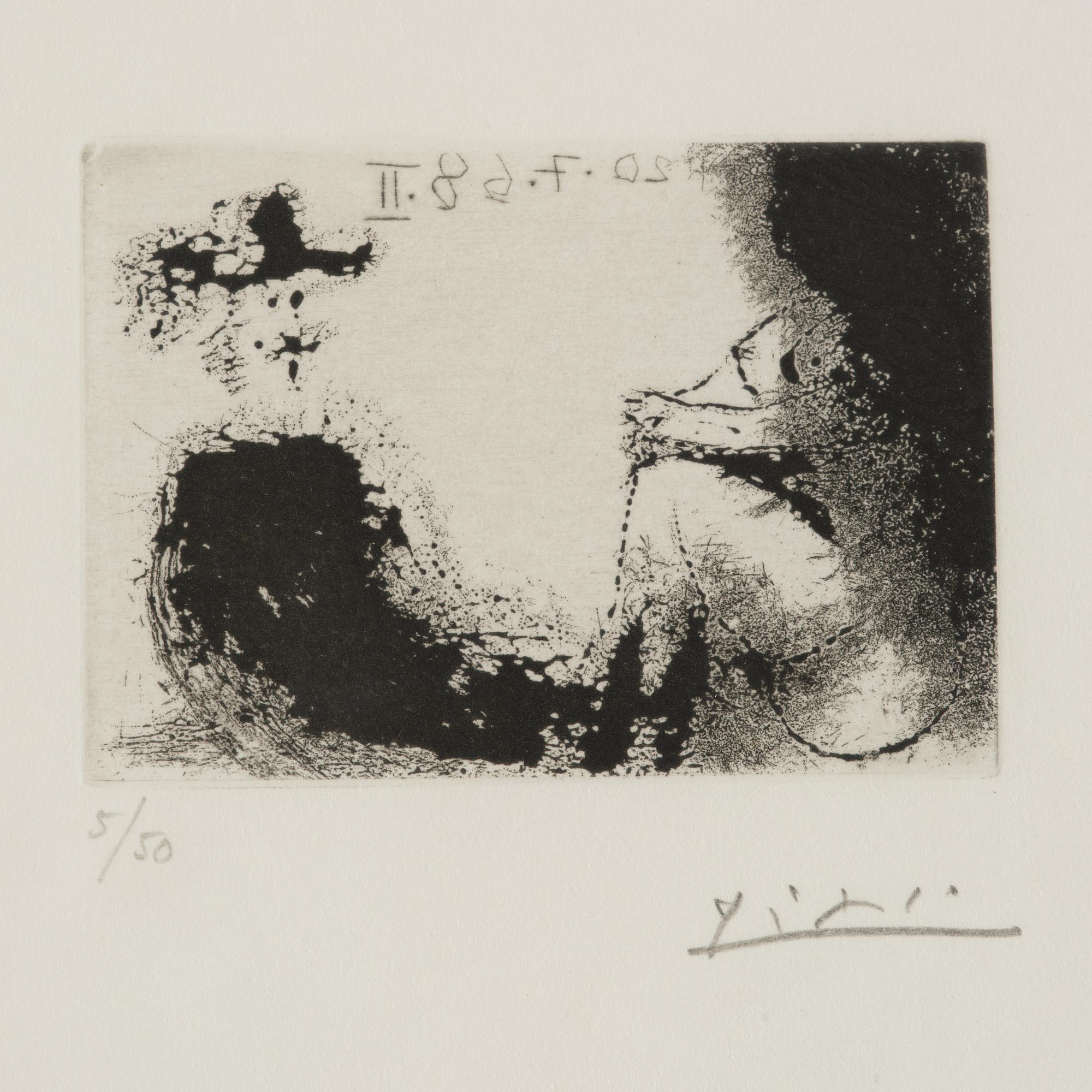 Pablo Picasso, "La Célestine de Fernando Rojas" ur "Séries 347".