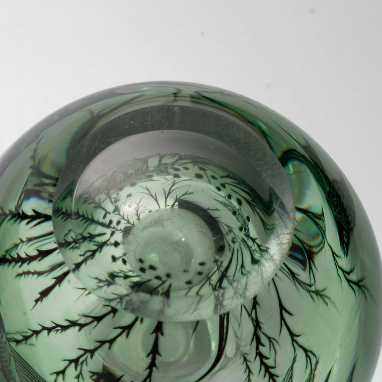 Edward Hald, a Fish Graal vase, Orrefors.