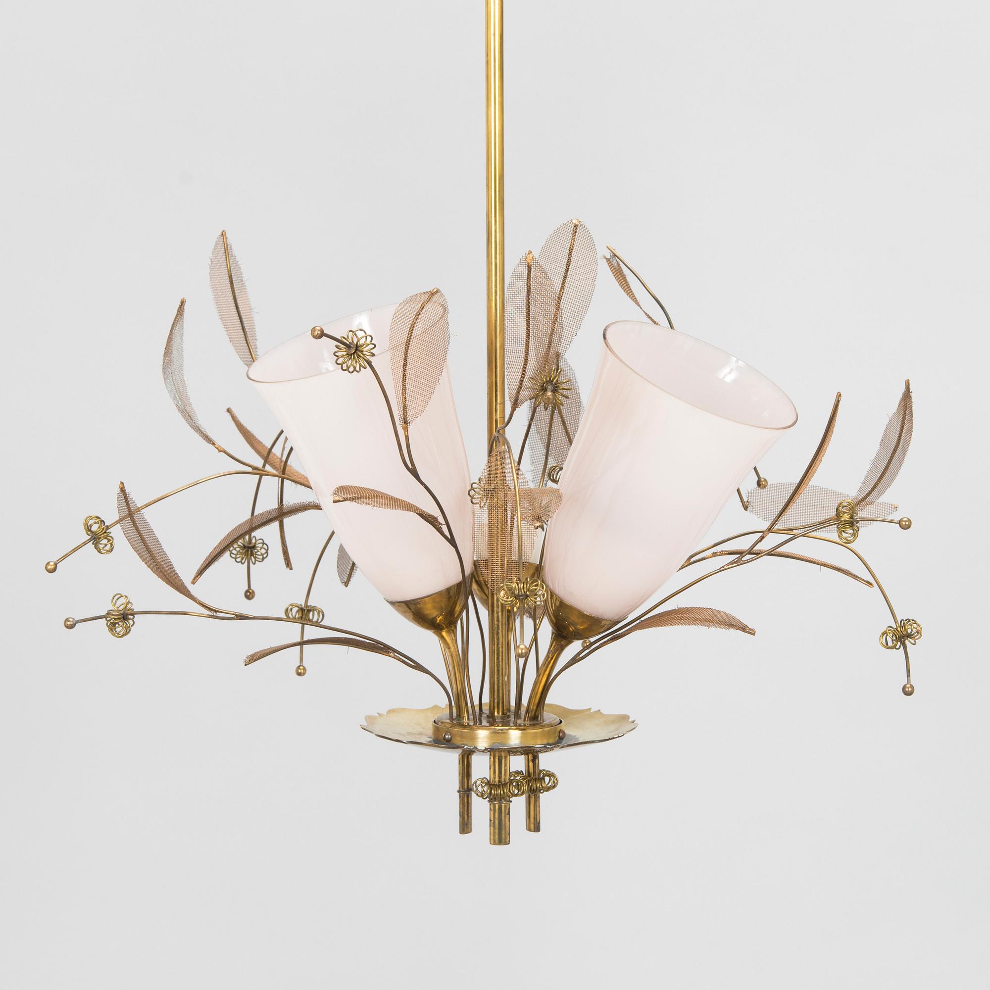 Taklampa, 1900-talets mitt.