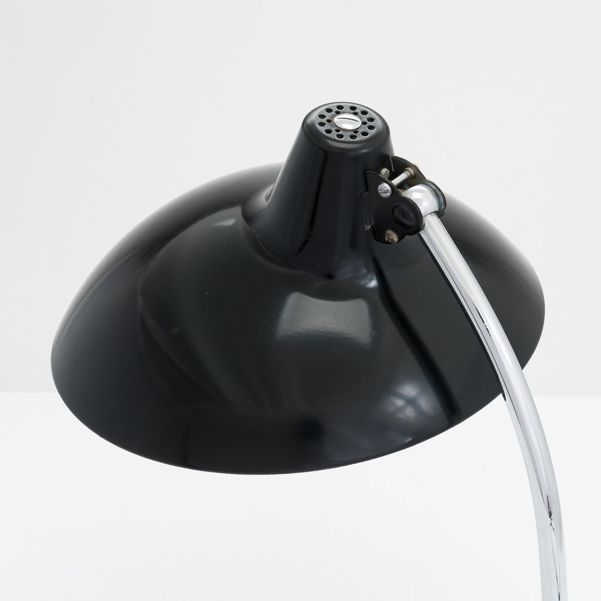 Christian Dell desk light model 6786 Kaiser Leuchten Germany mid 20th century. Bukowskis