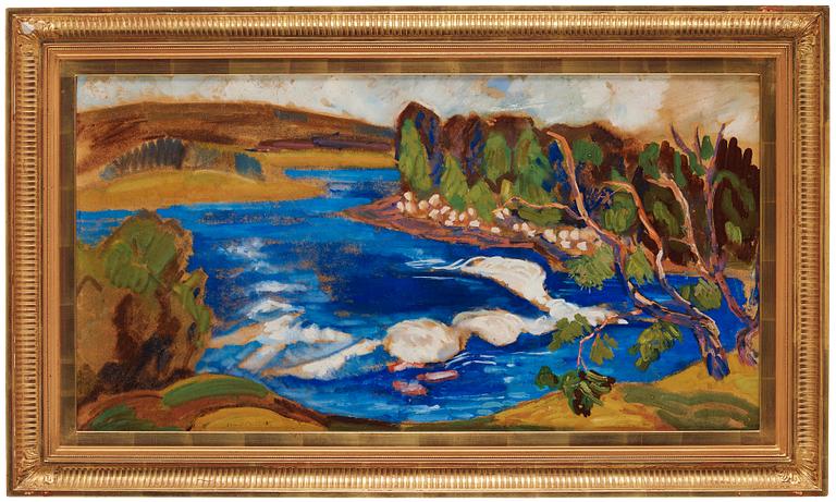 Helmer Osslund, "Norrländskt älvlandskap".