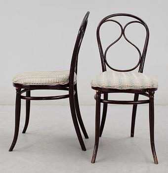 STOLAR, ett par, Thonetstil, 1900-tal.