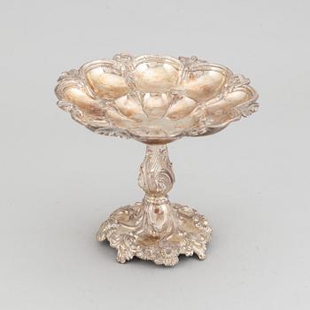Gustaf möllenberg, skål, silver, nyrokoko, Stockholm, 1849.