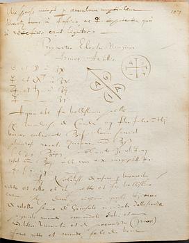 Manuscripts, from Queen Christina's 17th century library,  'Manuscript Medici I'.