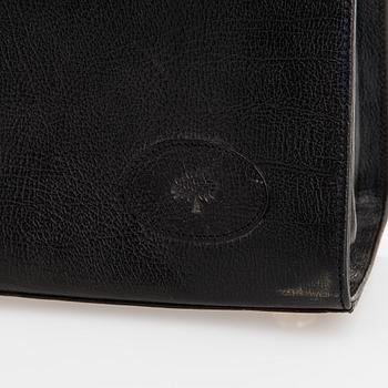Mulberry, a leather briefcase.