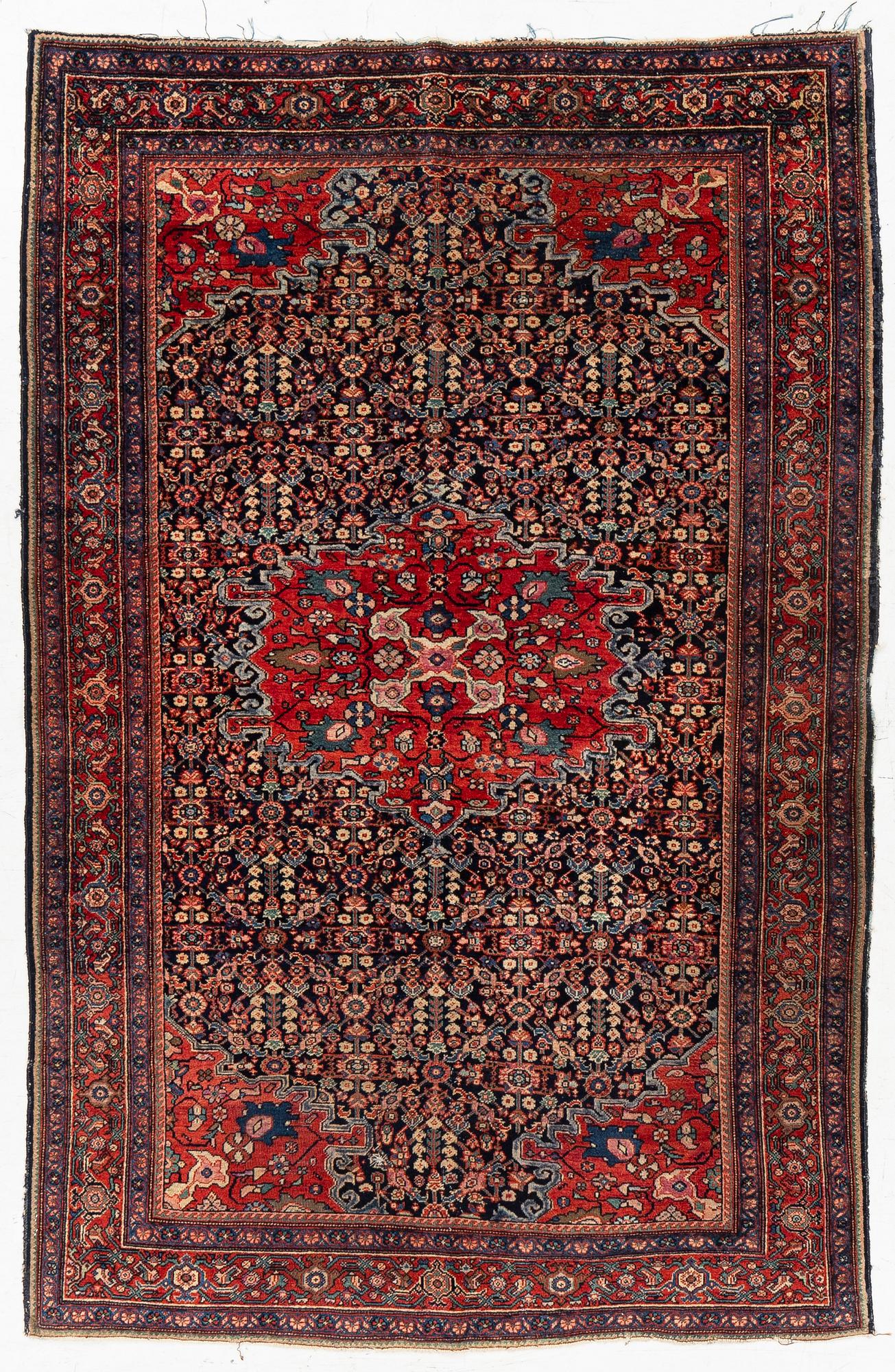 A Bidjar rug, West persia, c. 180 x 127.