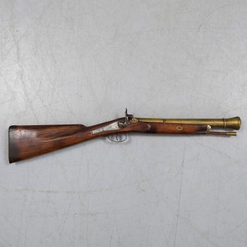 A 19th century blunderbuss.