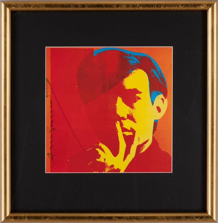 ANDY WARHOL, offset, sign.