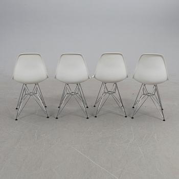 Charles & Ray Eames, chairs, 4 pcs, "Plastic chair DSR", Vitra, 2016.