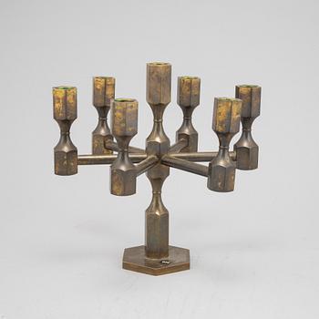 Lars Bergsten, a seven-light brass candelabra from Gusum.