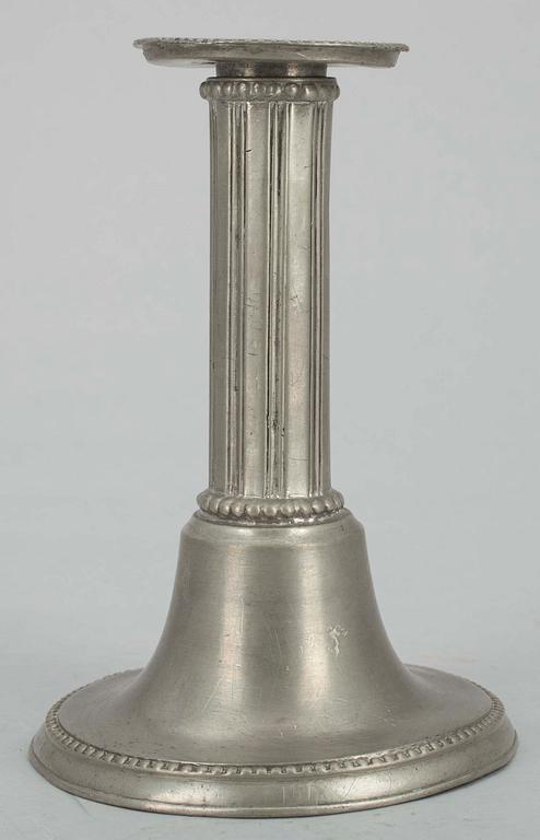LJUSSTAKE, tenn, Johan Lindblad (1827-1861) Åbo 1829.