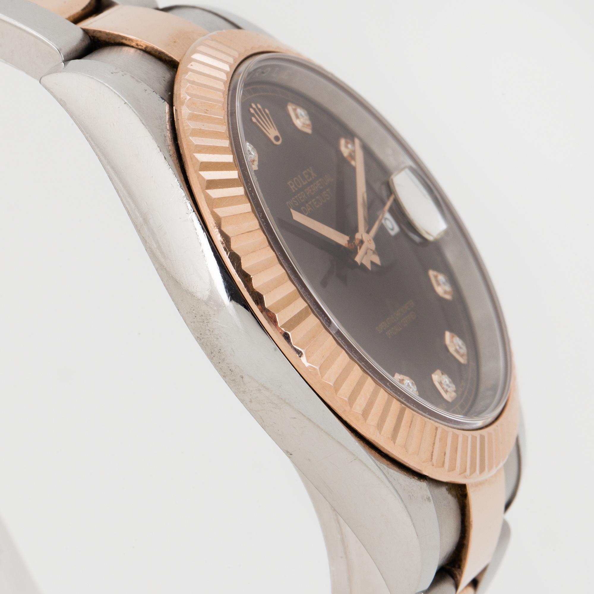 ROLEX, Oyster Perpetual, Datejust 41, Chronometer, wristwatch, 41 mm,