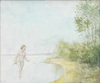 Robert Högfeldt, Wading woman.