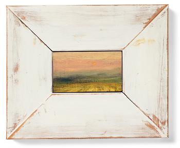 Peter Frie, signed Peter Frie and dated -91 verso. Oil on panel in artist's frame.