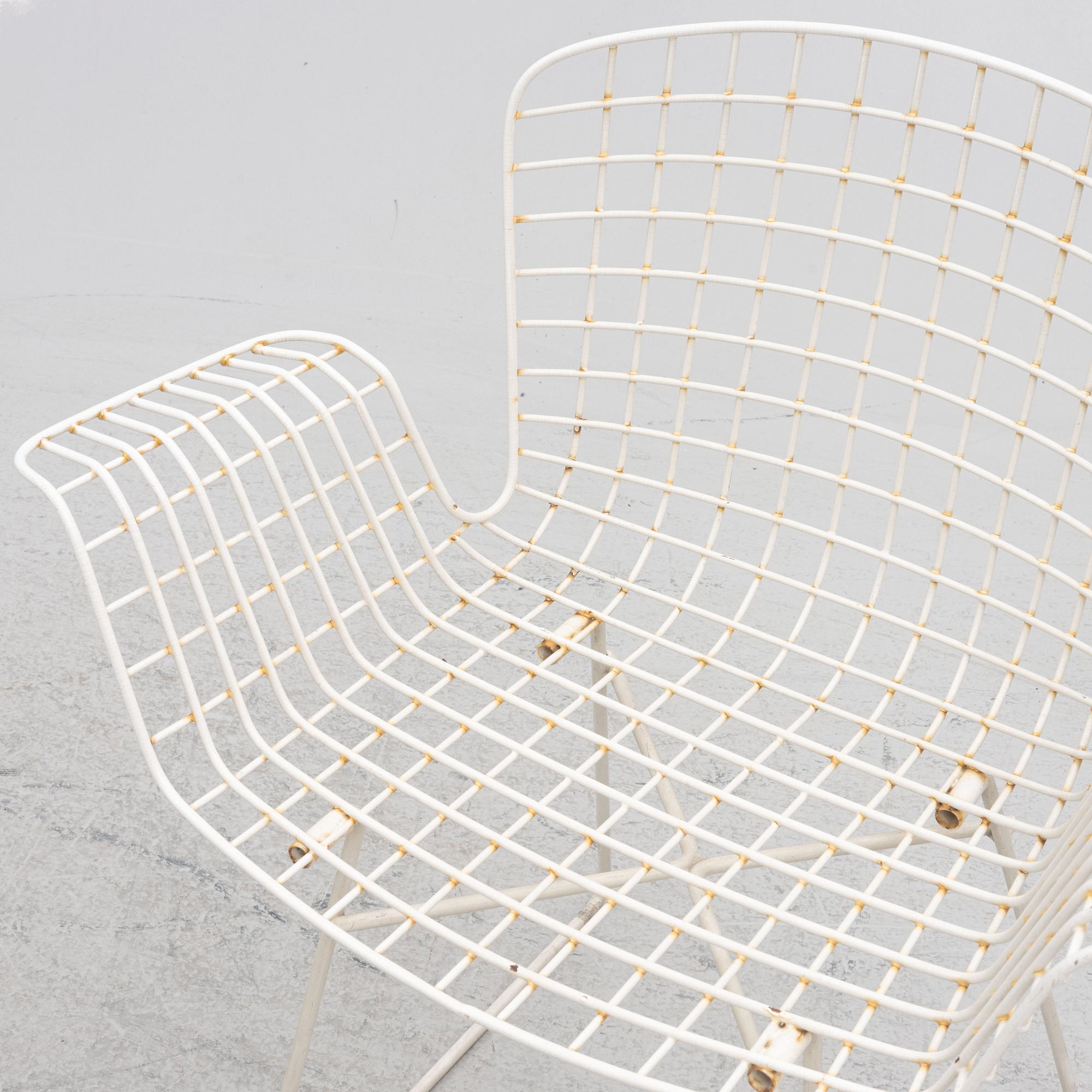 Four garden chairs, second half of the 20th century.