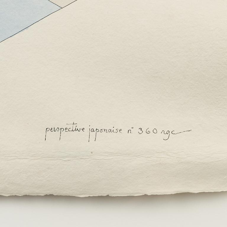 Oscar Reutersvärd, "perspective japonaise no 360".