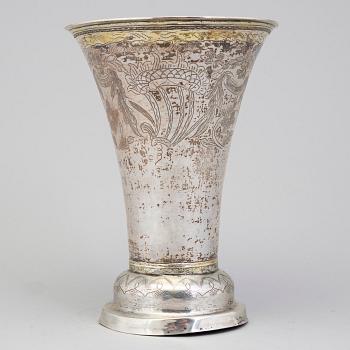 J.J. GRÖNDAHL, bägare, silver, Sundsvall, 1840.