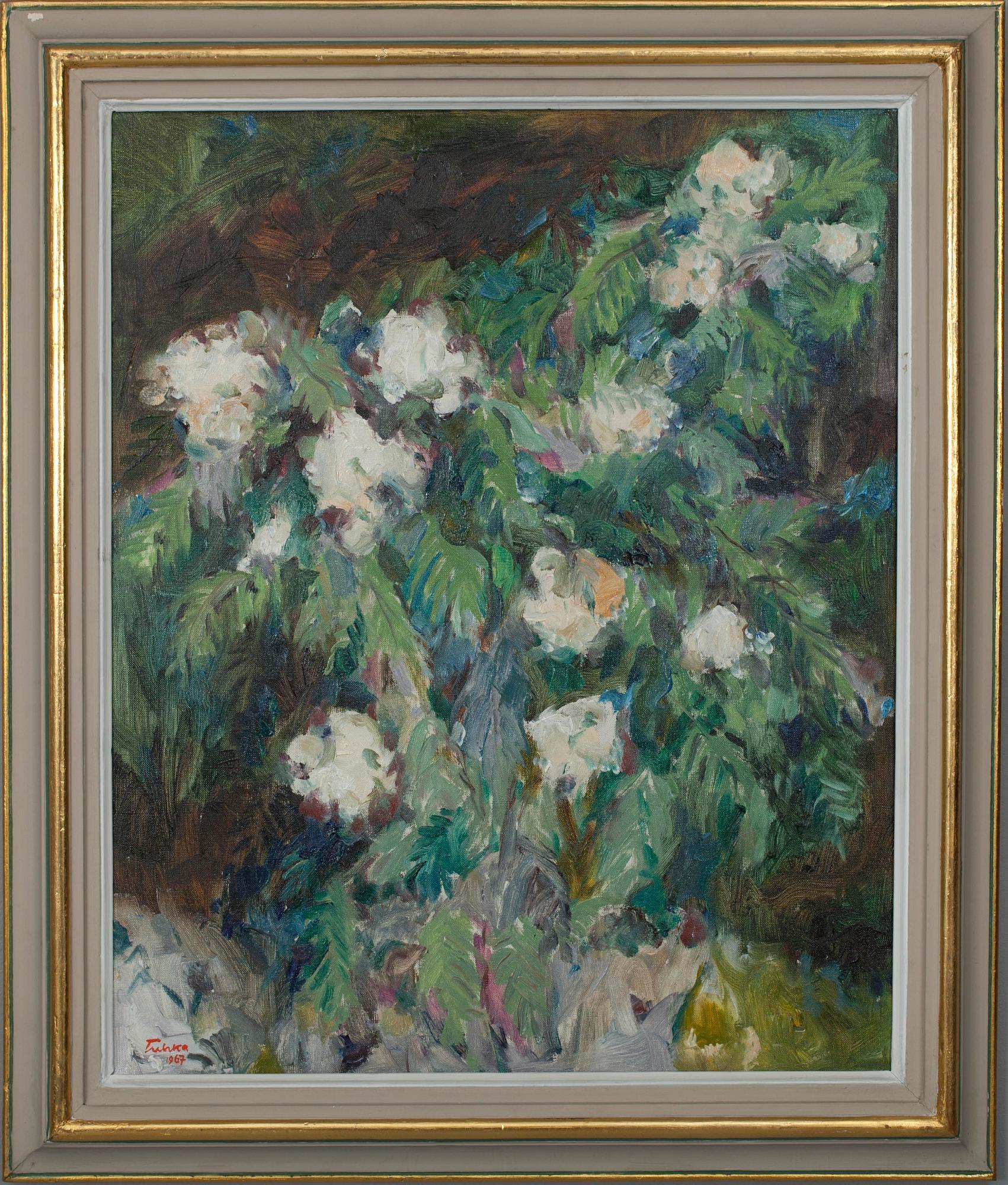 AUKUSTI TUHKA, olja på duk, sign. och dat. 1967.