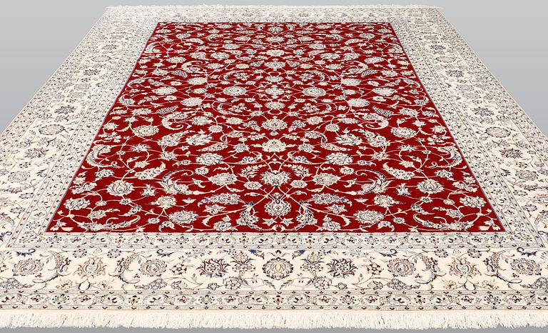 A carpet, Nain Part Silk, so called 6LAA, ca 356 x 260 cm.