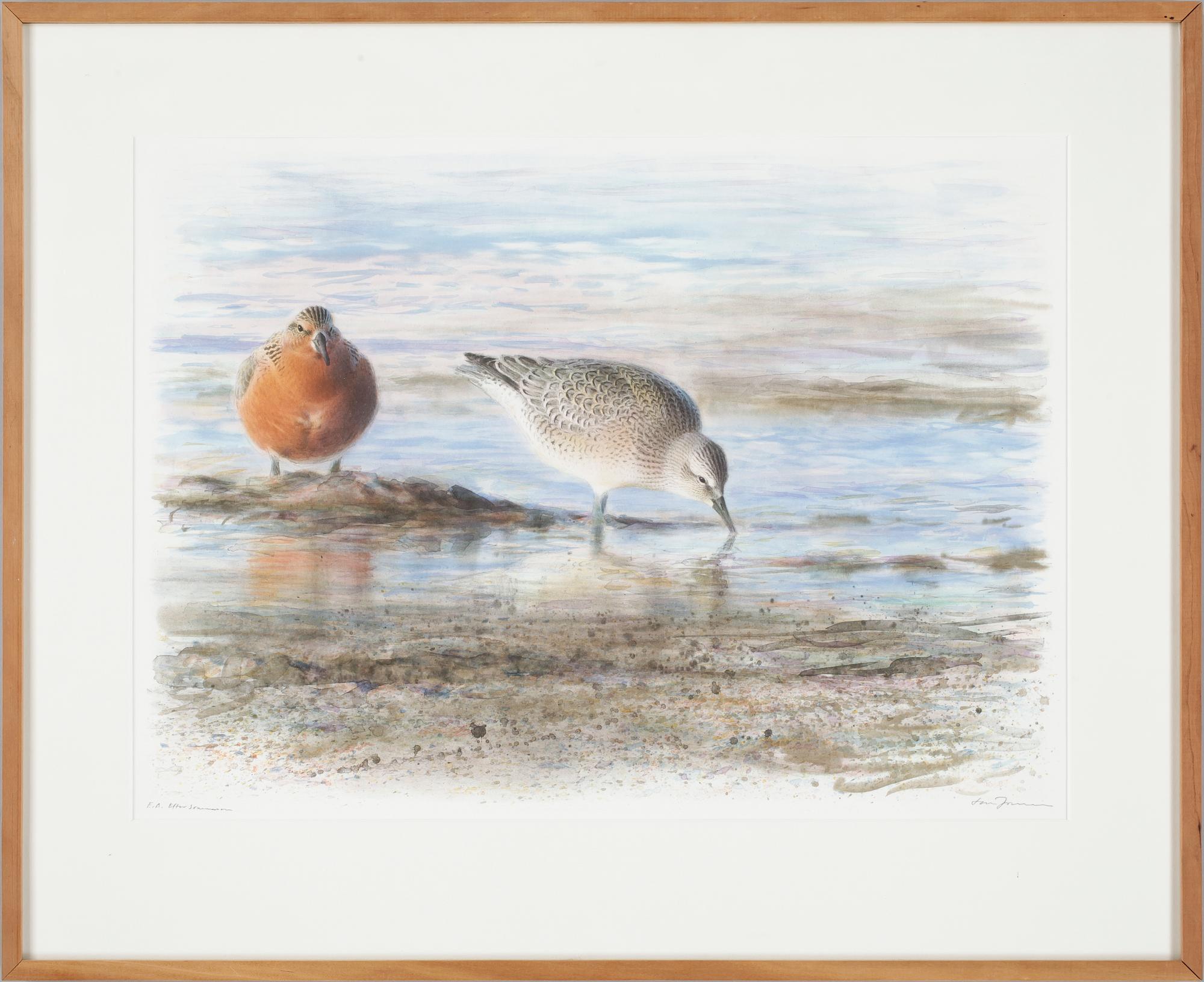 LARS JONSSON, färglitografi, sign. EA.