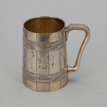 MUGG, silver, V. Baladanova (В. Баладанова) Moskva, Ryssland 1896. Vikt ca 220 g.