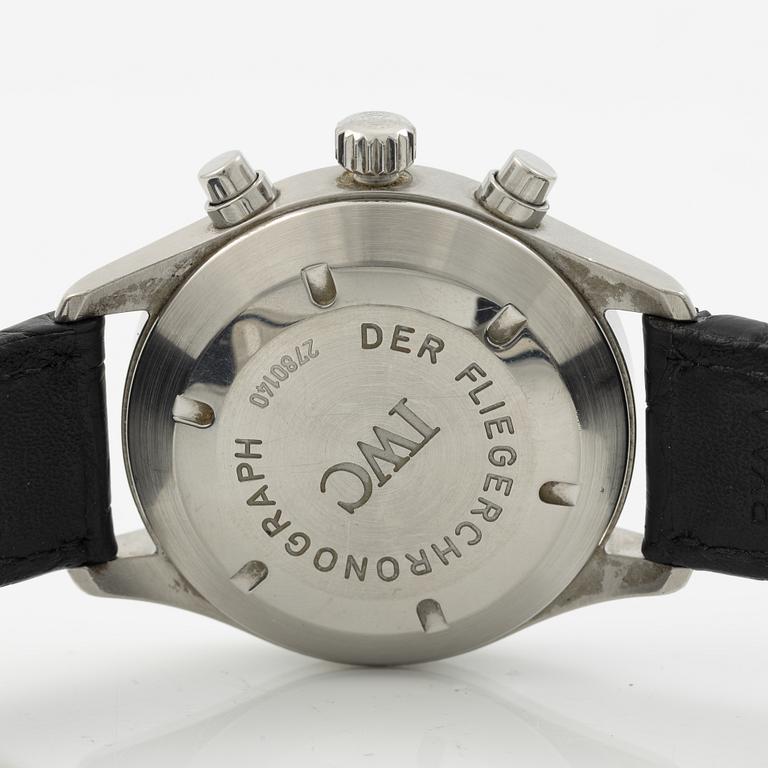 IWC, The Pilot's Chronograph, "T Swiss Made T Dial", wristwatch, chronograph, 39 mm.