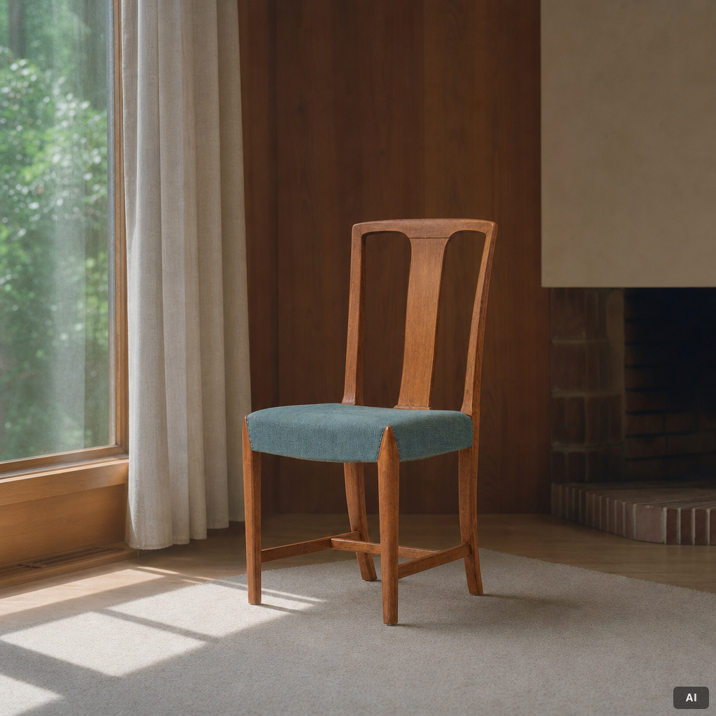 Runar Engblom, four chairs, for the Stockholm Handicraft Association, 1940s-50s.