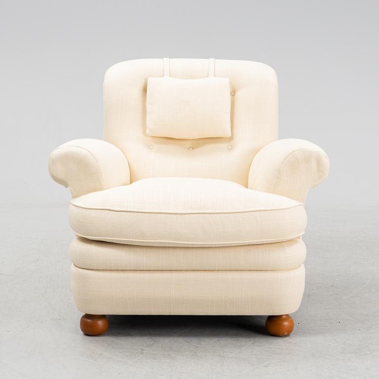 Josef Frank, an upholstered easy chair, model 336, Svenskt Tenn, Sweden 2013.