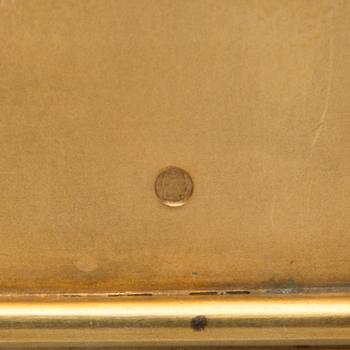 CIGARRETTETUI, förgylld silver, mästarstämpel 'AR', S:t Petersburg 1908-1917.